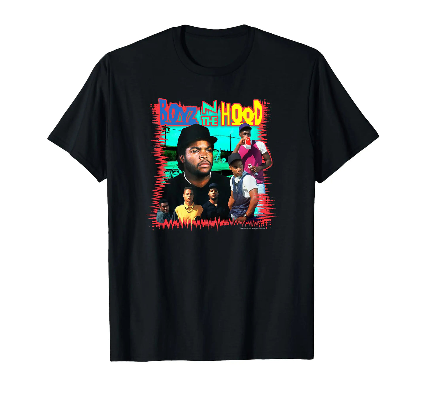 Boyz in The Hood Crew Neck Short-Sleeve T-Shirt Soft and Breathable