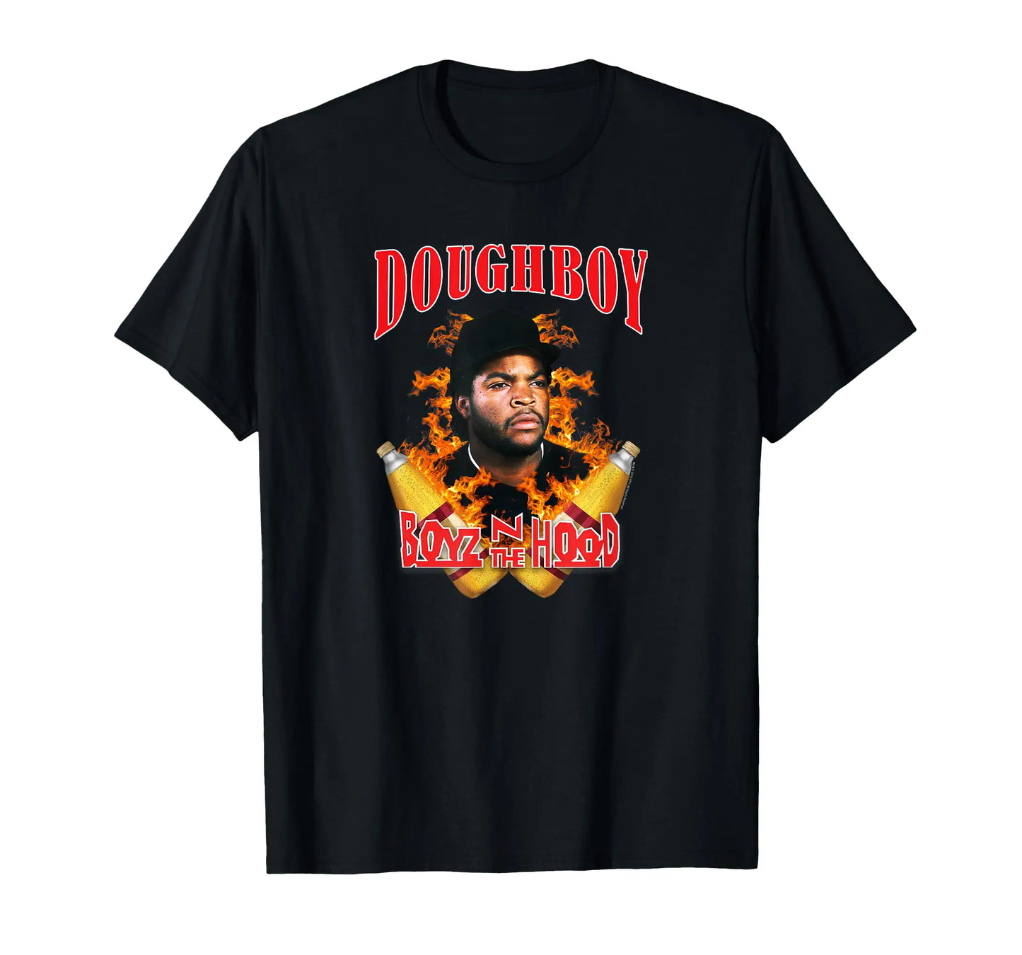 Boyz in The Hood Crew Neck Short-Sleeve T-Shirt Soft and Breathable