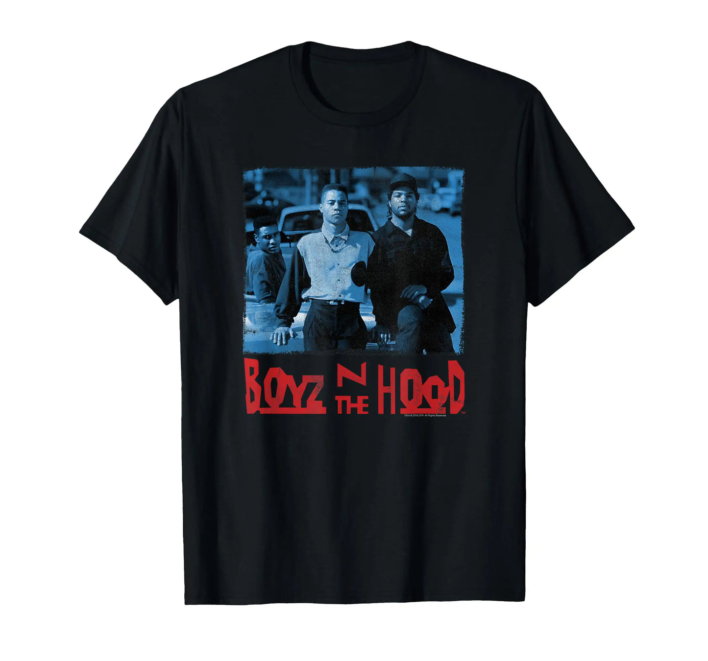 Boyz in The Hood Crew Neck Short-Sleeve T-Shirt Soft and Breathable