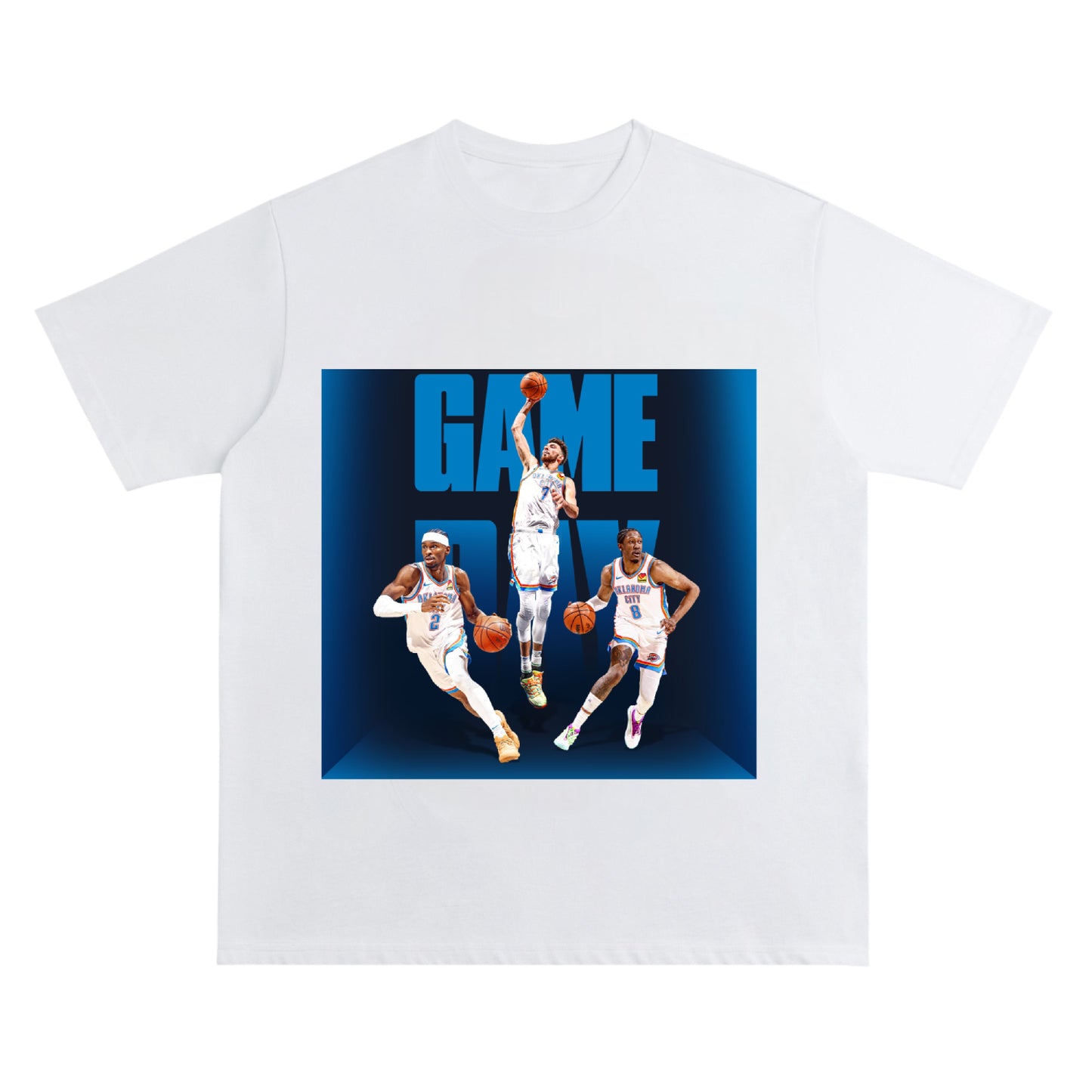 Thunder GAMEDAY Shirt OKC Basketball Fan Tee Gift for Basketball Enthusiast