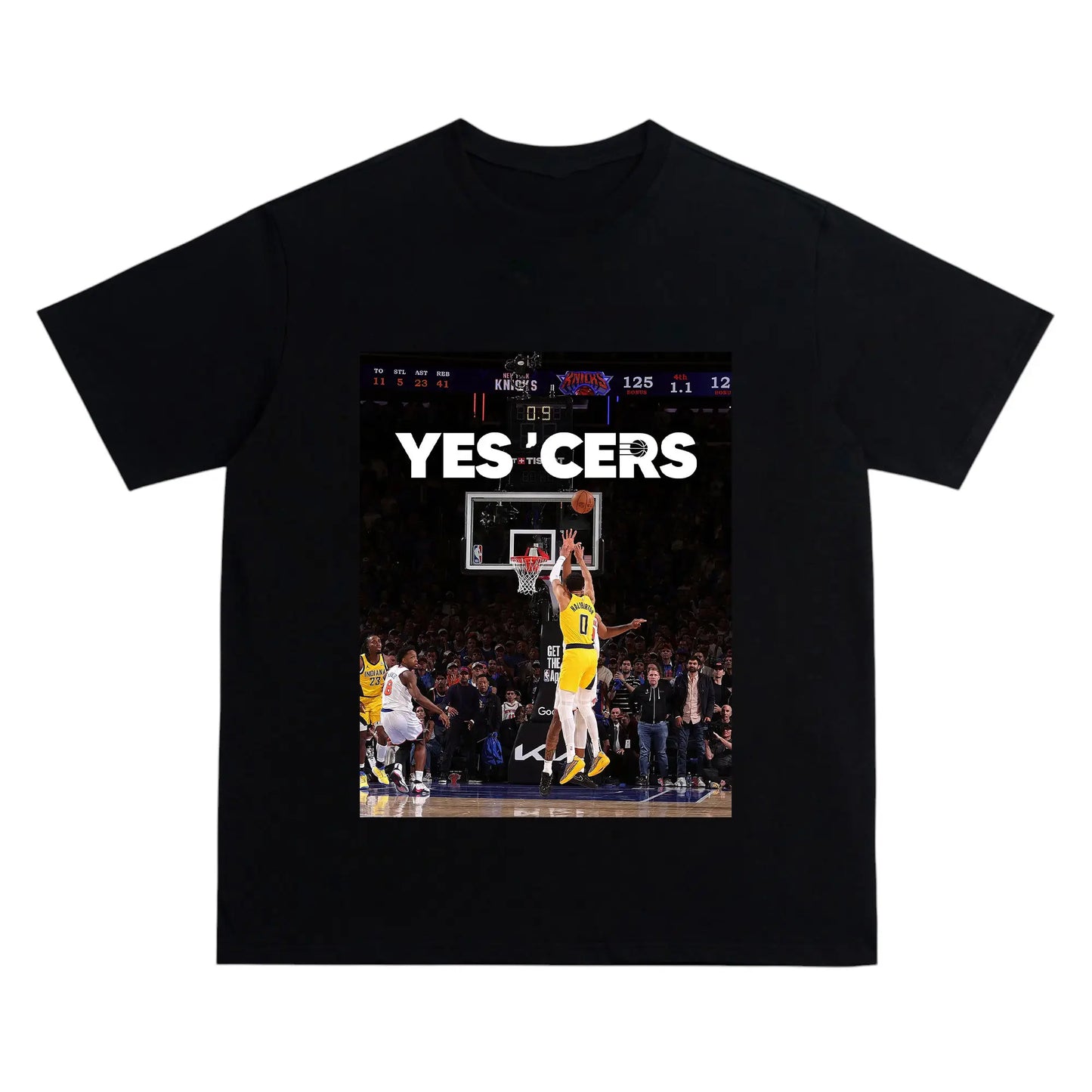Haliburton 0.3sec Buzzer-Beater T-Shirt – Iconic Game 1 Winner vs Thunder