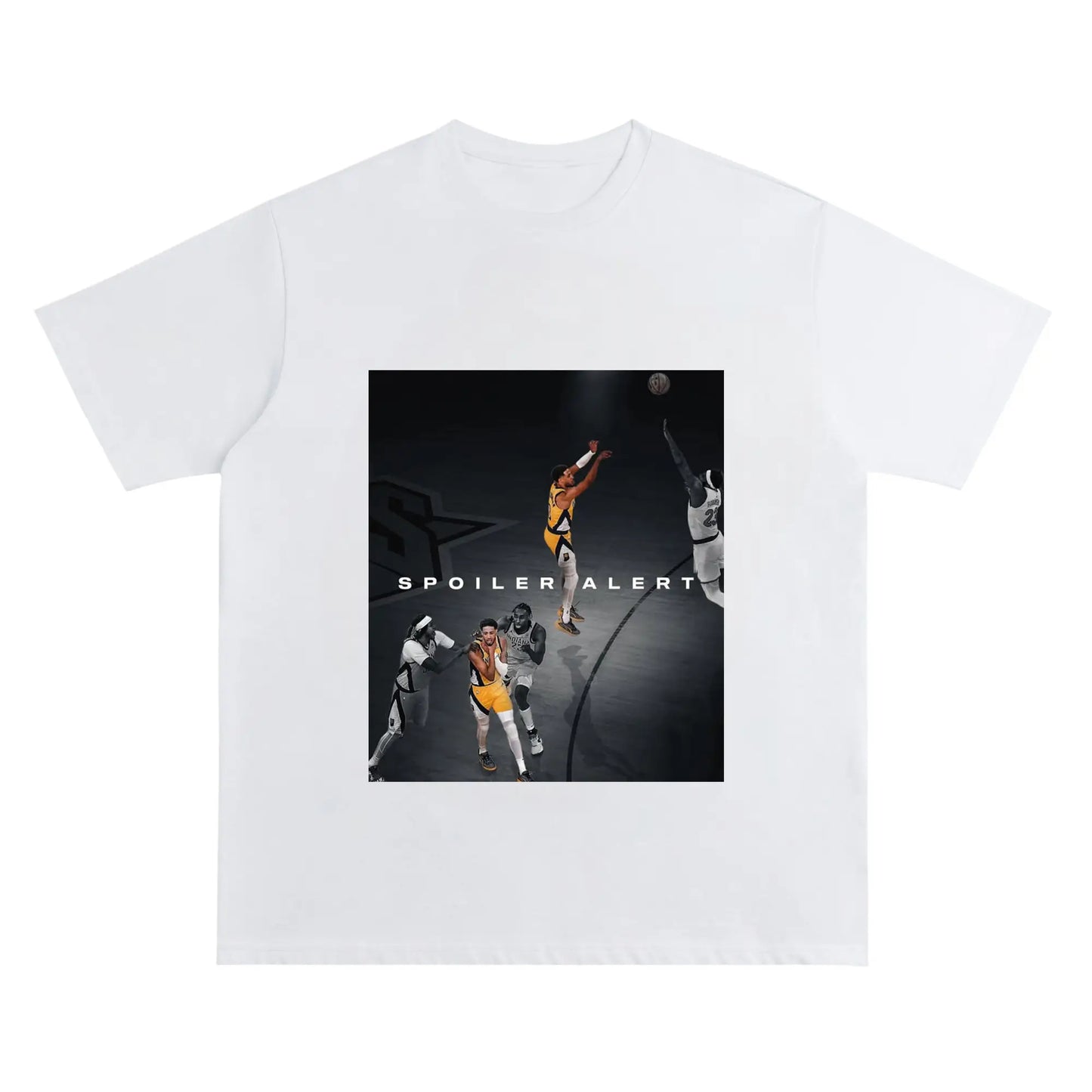 Haliburton Record-Breaking Clutch Playoff T-Shirt – Historic Game-Tying Moment vs. Knicks