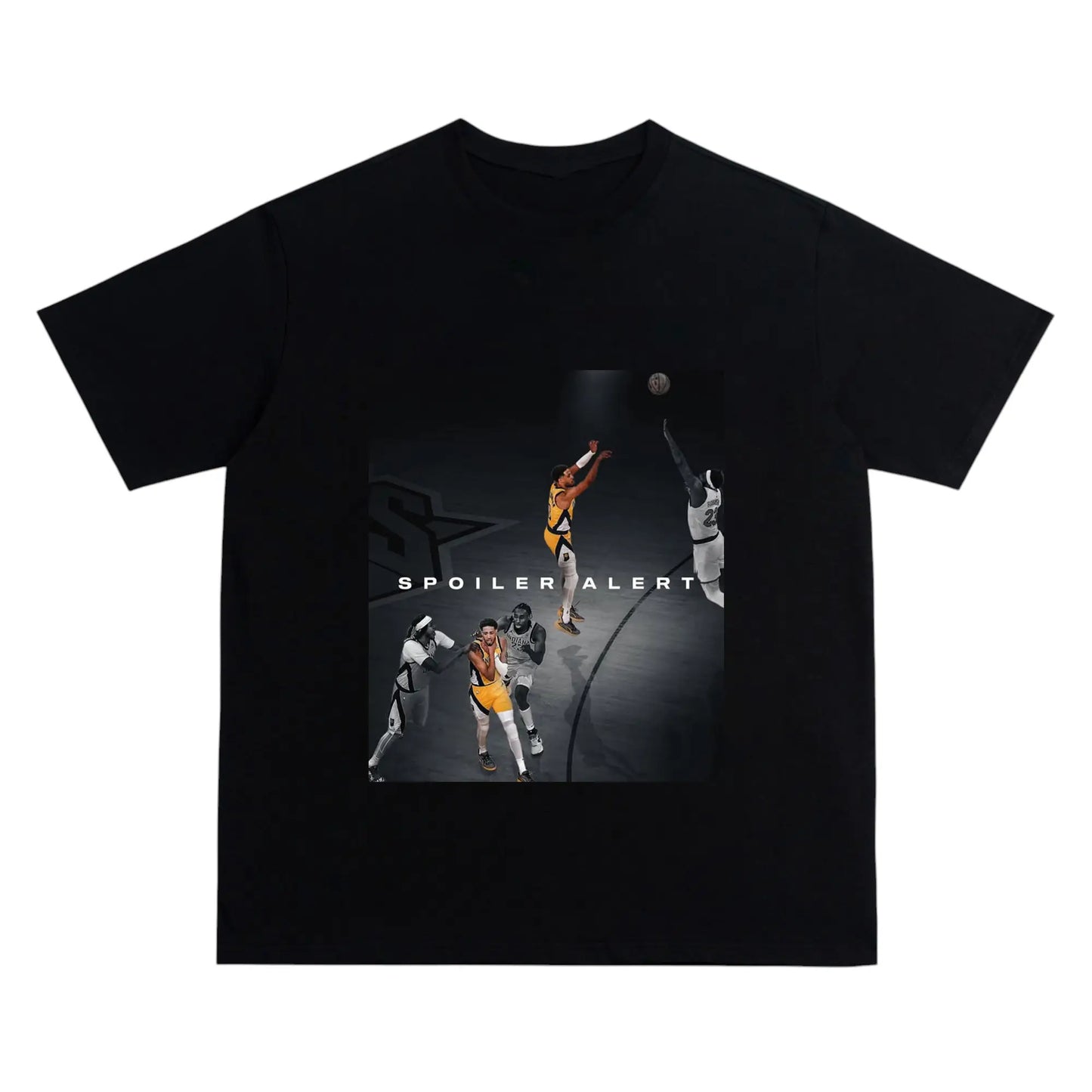 Haliburton Record-Breaking Clutch Playoff T-Shirt – Historic Game-Tying Moment vs. Knicks