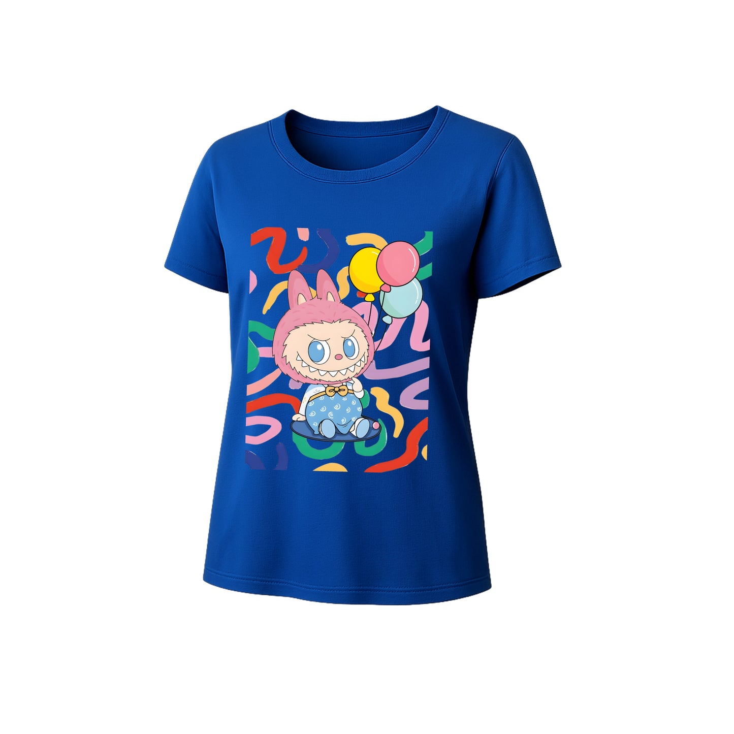 Cute Labubu Graphic T-Shirt Loose Fit Summer Casual Tee