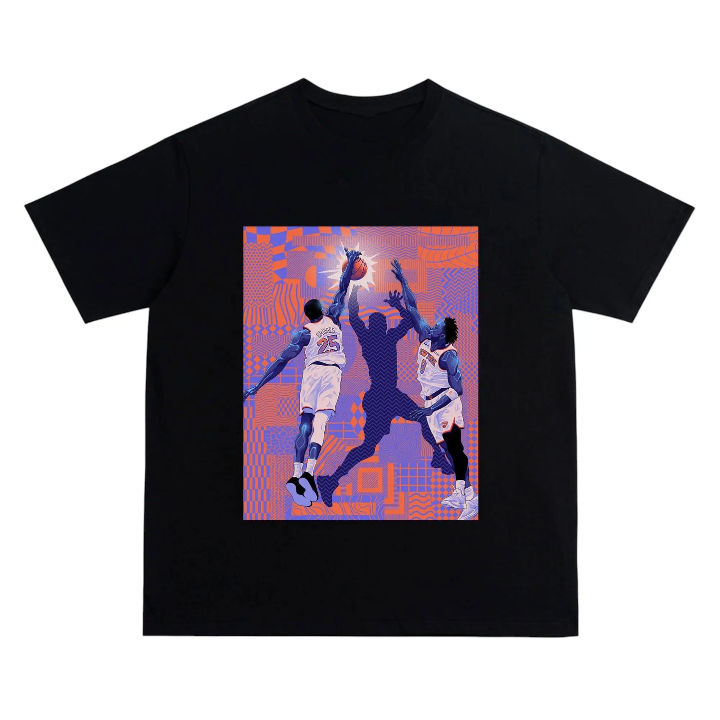 NYK SLAM SHADOW TEE – Neon Hoops Impact Crew Neck Short-Sleeve T-Shirt Unisex