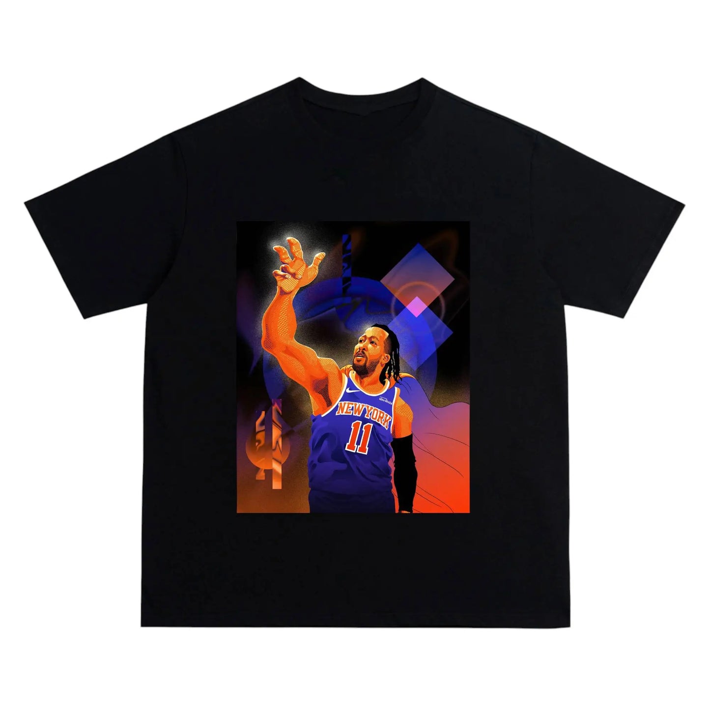 NYK SLAM SHADOW TEE – Neon Hoops Impact Crew Neck Short-Sleeve T-Shirt Unisex