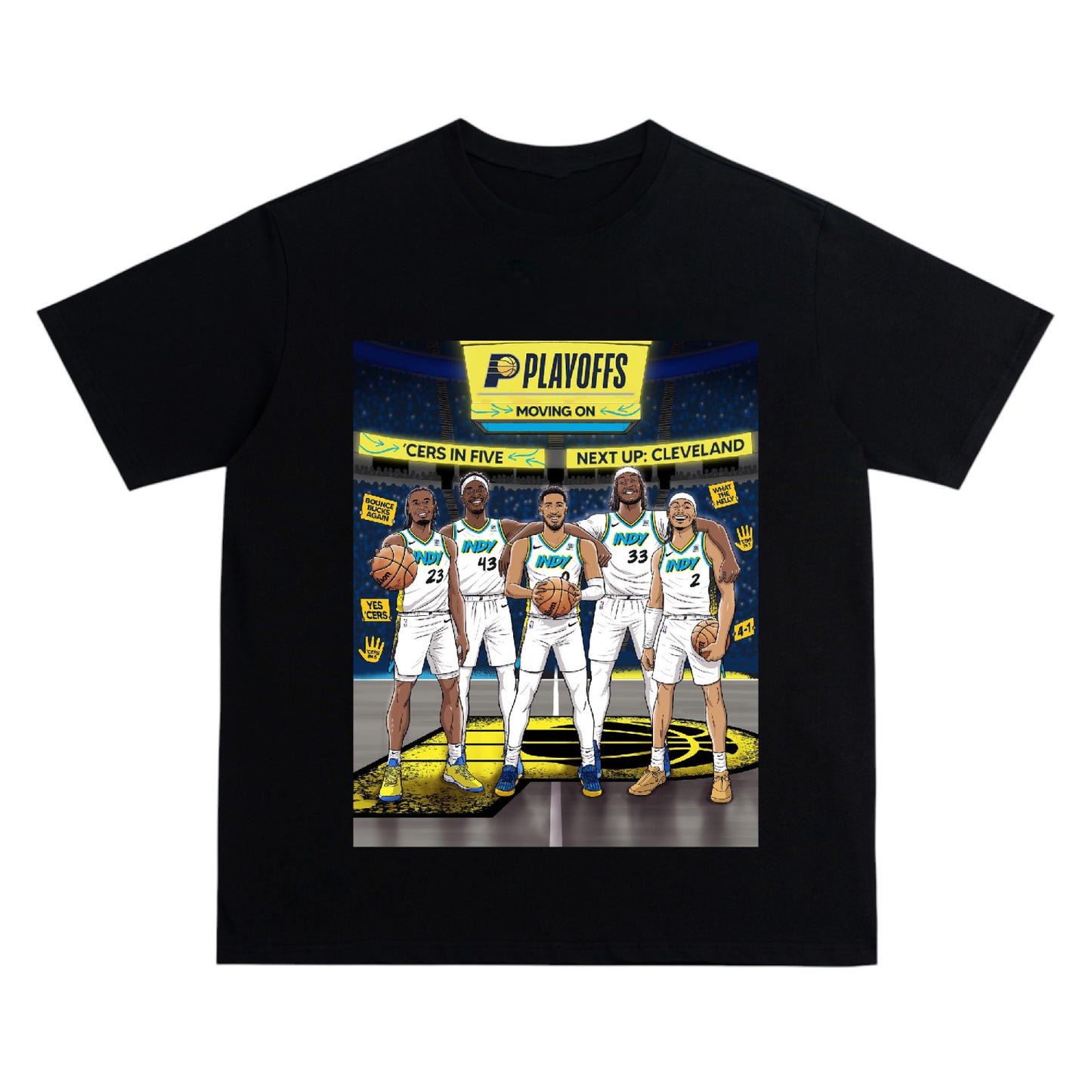 Haliburton 0.3sec Buzzer-Beater T-Shirt – Iconic Game 1 Winner vs Thunder