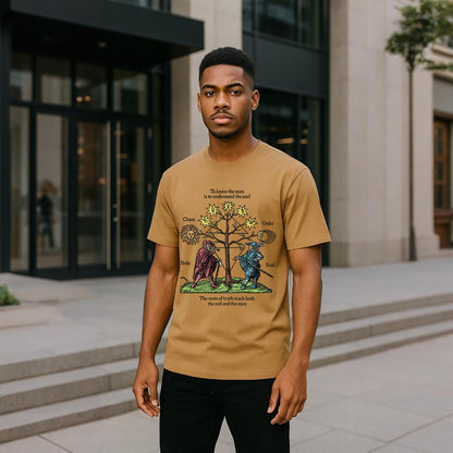Roots of Truth Neck Short-Sleeve T-Shirt Soft & Breathable