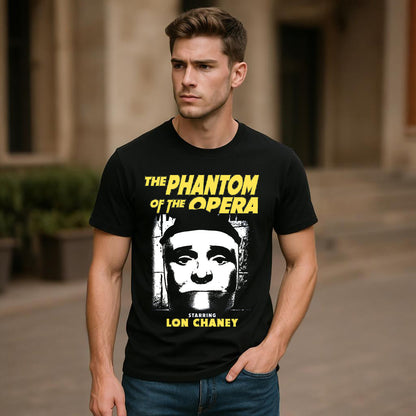 CHANEY'S PHANTOM OF THE OPERA Crew Neck Short-Sleeve T-Shirt Soft & Breathable