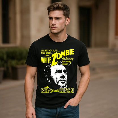 LUGOSI'S ZOMBIE Crew Neck Short-Sleeve T-Shirt Soft & Breathable