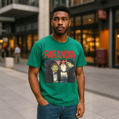 Paranoia Neck Short-Sleeve T-Shirt Soft & Breathable