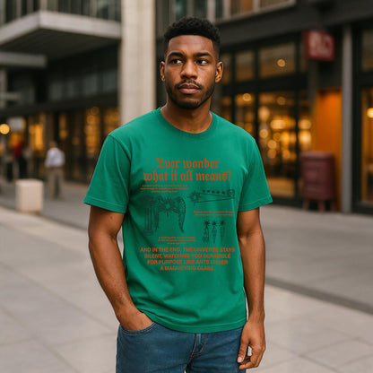 What It All Means Neck Short-Sleeve T-Shirt Soft & Breathable