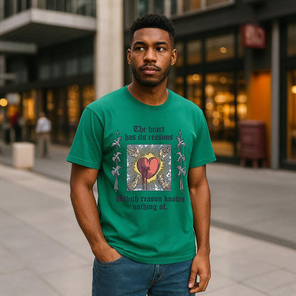 The Heart Has Its Reasons Neck Short-Sleeve T-Shirt Soft & Breathable