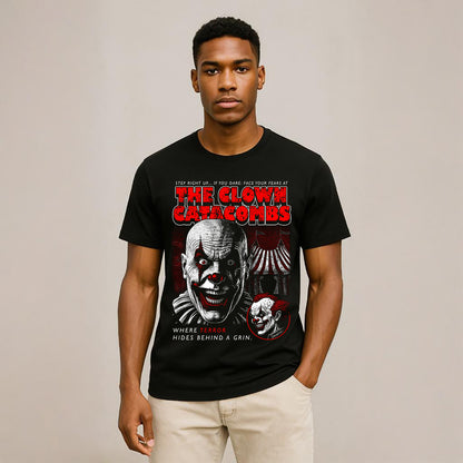 The Clown Catacombs Crew Neck Short-Sleeve T-Shirt Soft & Breathable