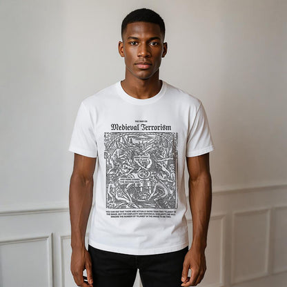 Medieval Terror Neck Short-Sleeve T-Shirt Soft & Breathable