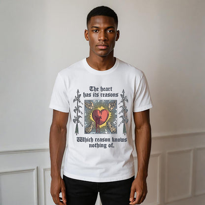 The Heart Has Its Reasons Neck Short-Sleeve T-Shirt Soft & Breathable
