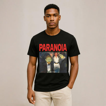 Paranoia Neck Short-Sleeve T-Shirt Soft & Breathable