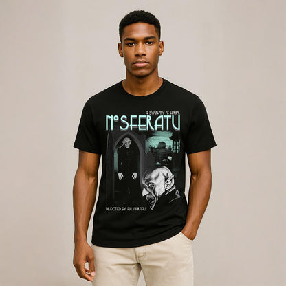 Slient Symphony Of Horror Crew Neck Short-Sleeve T-Shirt Soft and Breathable