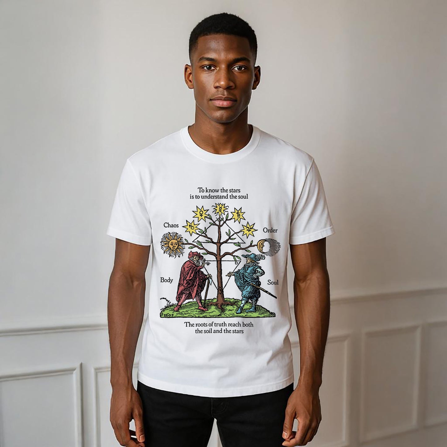 Roots of Truth Neck Short-Sleeve T-Shirt Soft & Breathable