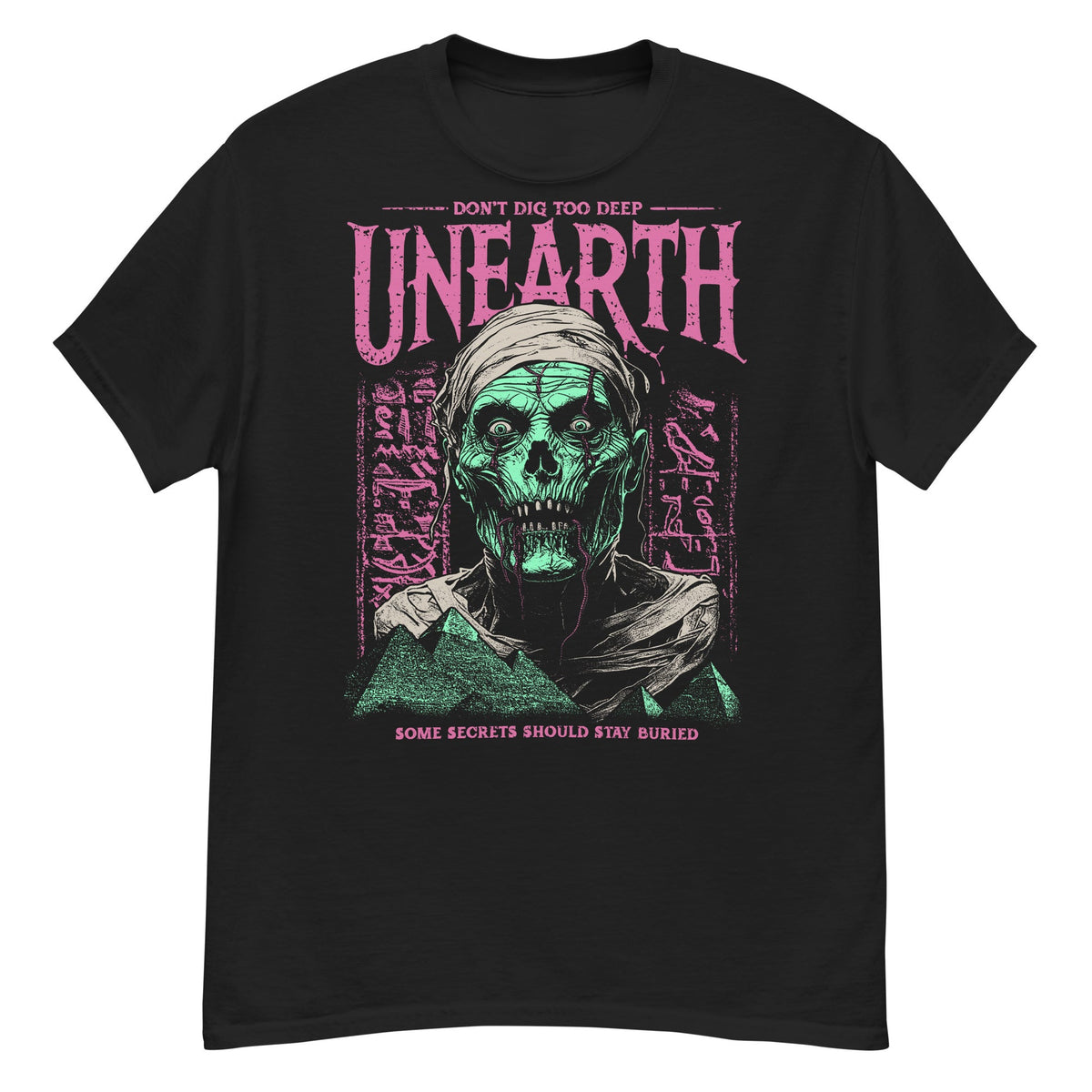 Worm Face Crew Neck Short-Sleeve T-Shirt Soft and Breathable
