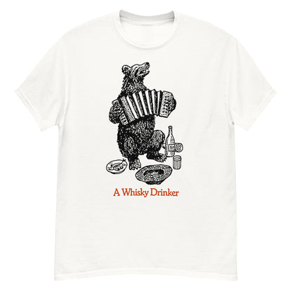 A Whiskey Drinker Tee Crew Neck Short-Sleeve T-Shirt Soft & Breathable