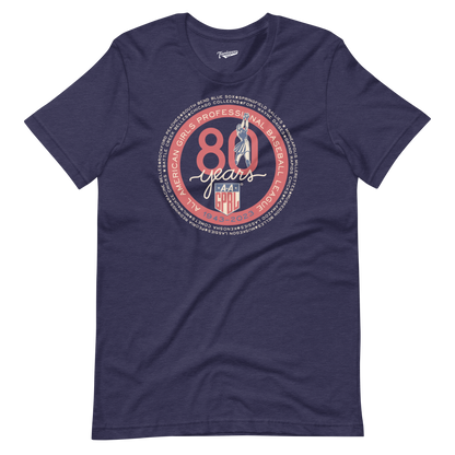 AAGPBL 80th Anniversary - 1943 - 2023 - Unisex T-Shirt