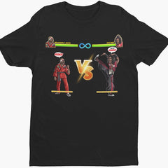 Dragonfly Jones Vs Shonuff Funny Gaming Style Premium Crew Neck Short-Sleeve T-Shirt Soft & Breathable