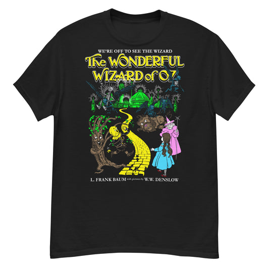 The Wonderful Wizar Of OZ Illustrations T-Shirt Soft and Breathable