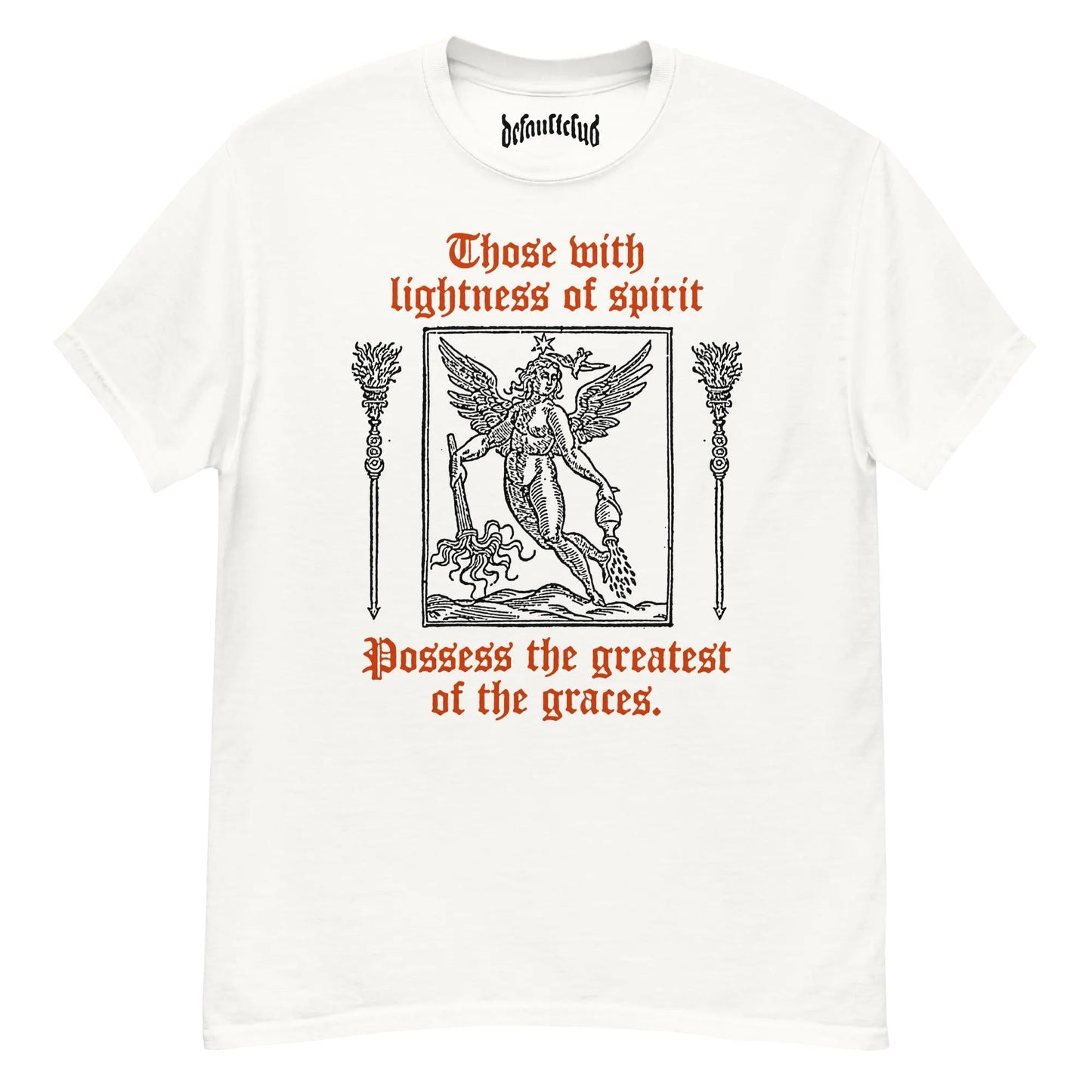 Lightness of Spirit Neck Short-Sleeve T-Shirt Soft & Breathable