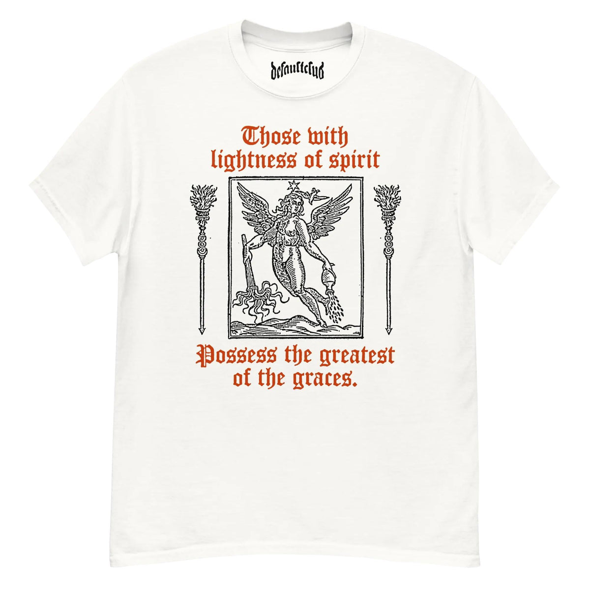 Lightness of Spirit Neck Short-Sleeve T-Shirt Soft & Breathable