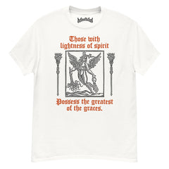 Lightness of Spirit Neck Short-Sleeve T-Shirt Soft & Breathable