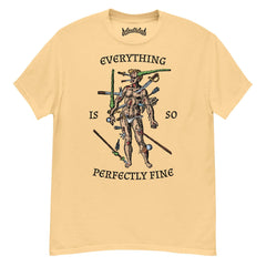 Everything Is Fine Crew Neck Short-Sleeve T-Shirt Soft & Breathable