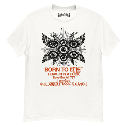 Born To Die Angel Crew Neck Short-Sleeve T-Shirt Soft & Breathable