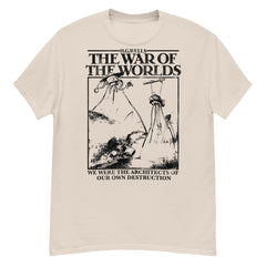 THE WAR OF THE WORLDS BLACK ILLUSTRATIONS Crew Neck Short-Sleeve T-Shirt Soft & Breathable