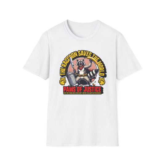 Raccoon Street Hero Paws Of Justice - Classic Fit