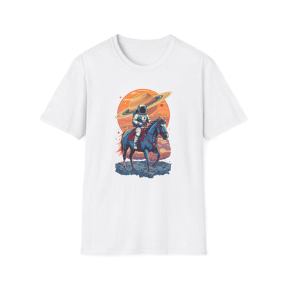 Astronaut Riding Horse in Space - Classic Fit