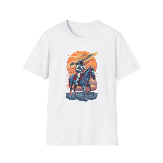 Astronaut Riding Horse in Space - Classic Fit