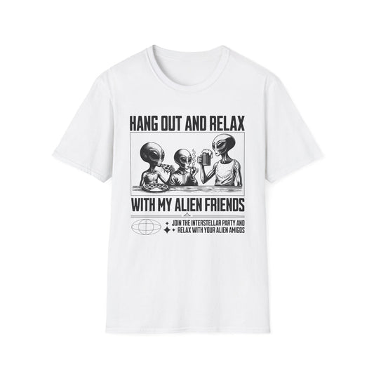 Alien hang out friends - Classic Fit
