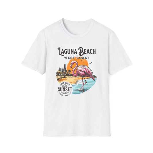 Flamingo On The Beach - Classic Fit