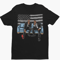 Martin Luther King And Malcolm X Premium Crew Neck Short-Sleeve T-Shirt Soft & Breathable