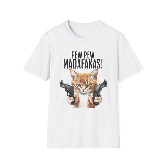 Pew Pew MADAFAKAS! Orange Cat - Classic Fit