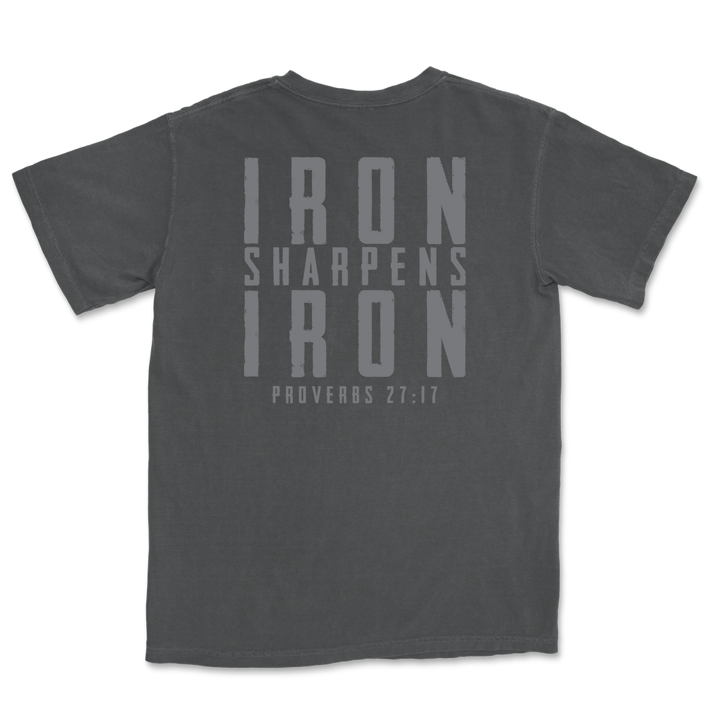 Iron Sharpens Iron Neck Short-Sleeve T-Shirt Soft & Breathable