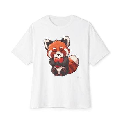 Red Panda Heart ver1 test - Oversized Fit