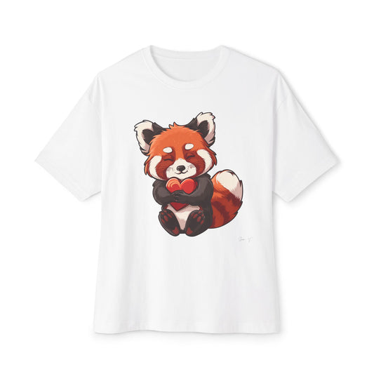 Red Panda Heart ver1 test - Oversized Fit