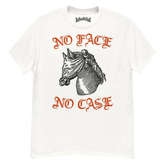 No Face No Case Neck Short-Sleeve T-Shirt Soft & Breathable