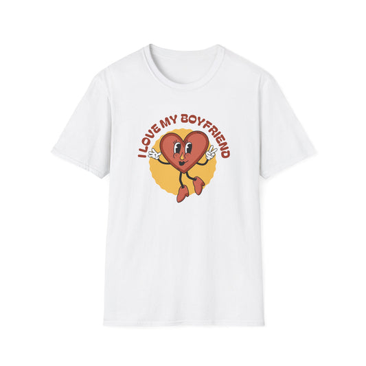 Cute Retro I LOVE MY BOYFRIEND - Classic Fit