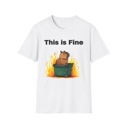 This Is Fine Capybara - Classic Fit