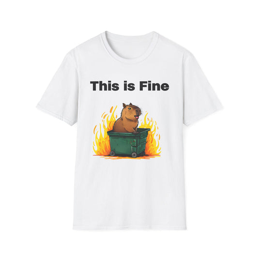 This Is Fine Capybara - Classic Fit