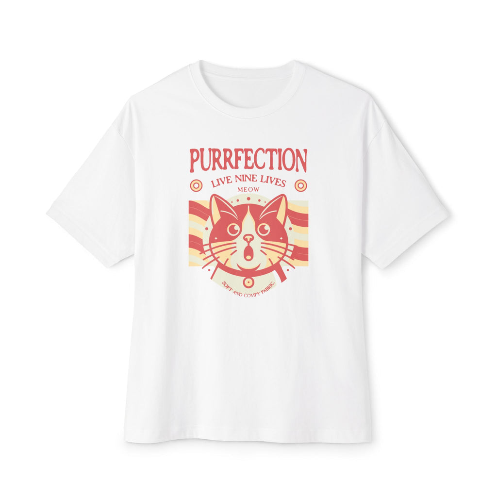 Cute Cat Retro - Oversized Fit