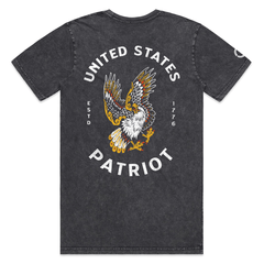 United States Patriot Neck Short-Sleeve T-Shirt Soft & Breathable